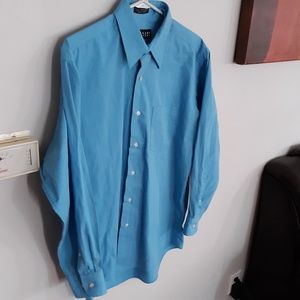 Bergamo New York Bright Blue Button Down
